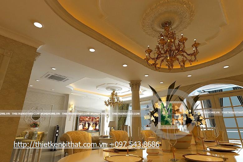 Thiết kế nội thất chung cư tân cổ điển RiverSide Sài Gòn - Nhà Anh Lưu